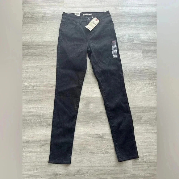 Levi’s shinny high rise skinny jeans stretch size 28 - Picture 3 of 7